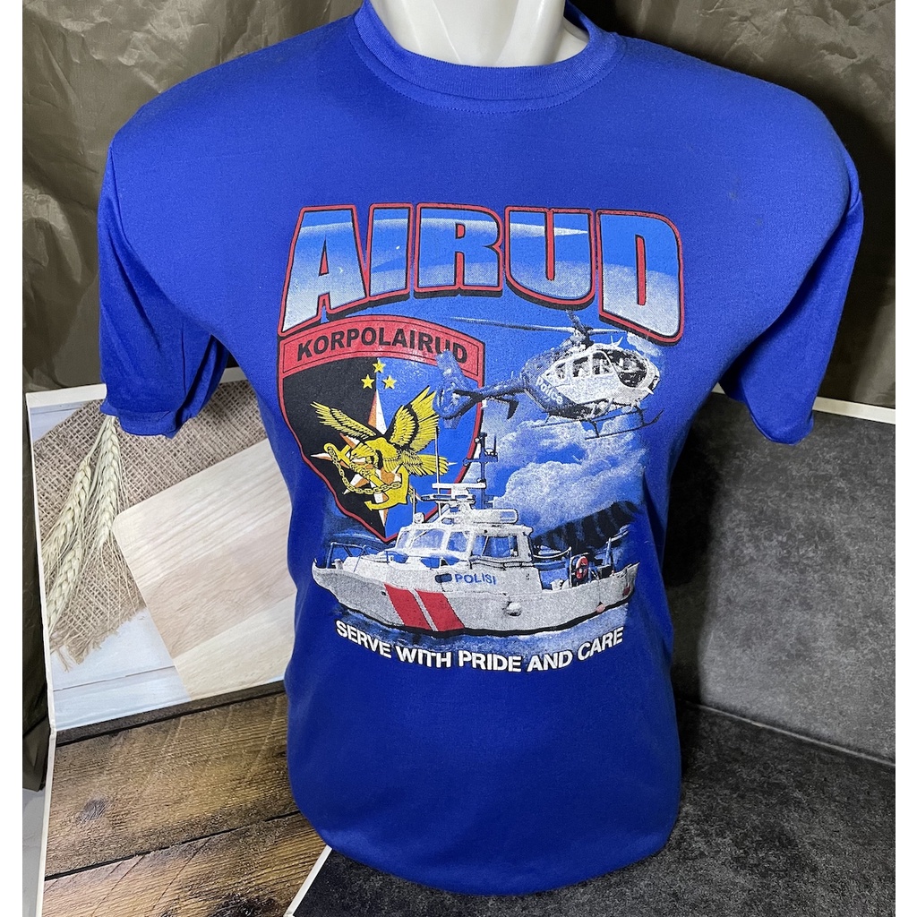 Kaos Airud - Kaos Polairud - Kaos AIRUD Biru