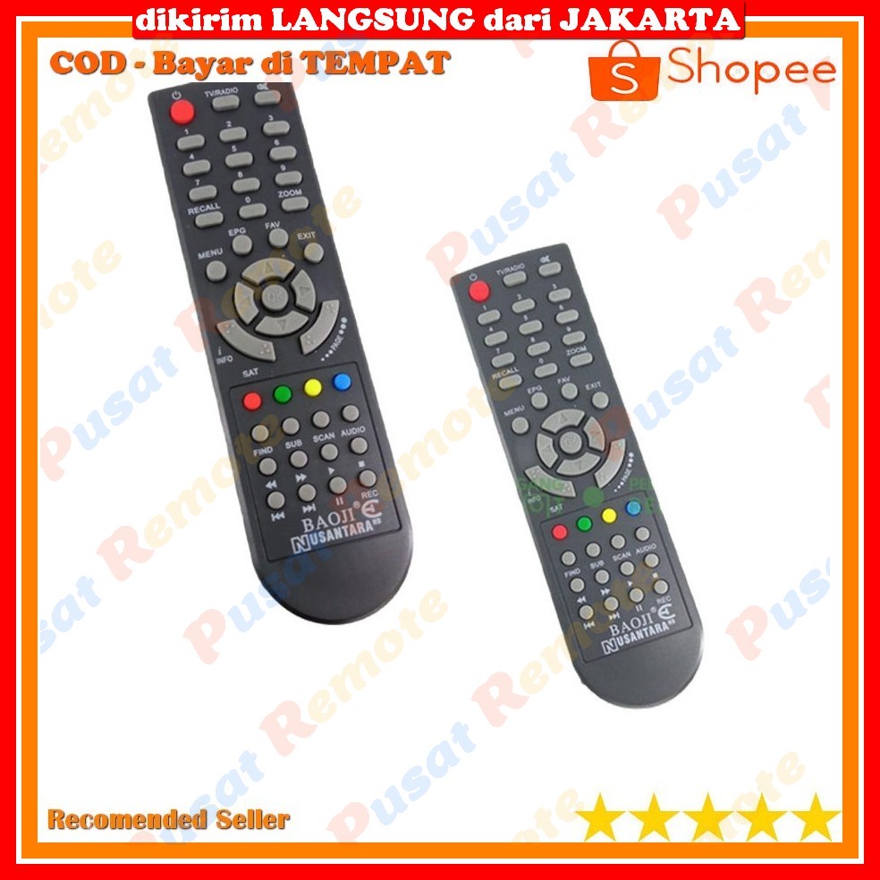 New Remot Remote Untuk Receiver Parabola Nusantara Tn-01 4K HD Grade Original Pabrik Premium Quality