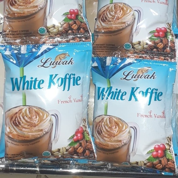 

LUWAK WHITE KOFFE VANILA 10X20G