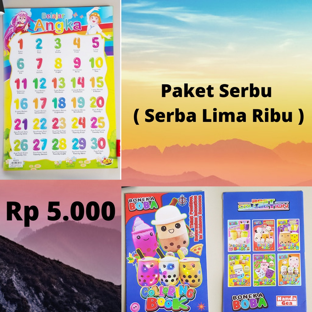 

Poster Belajar Angka & Coloring Book 2 in 1 Boba