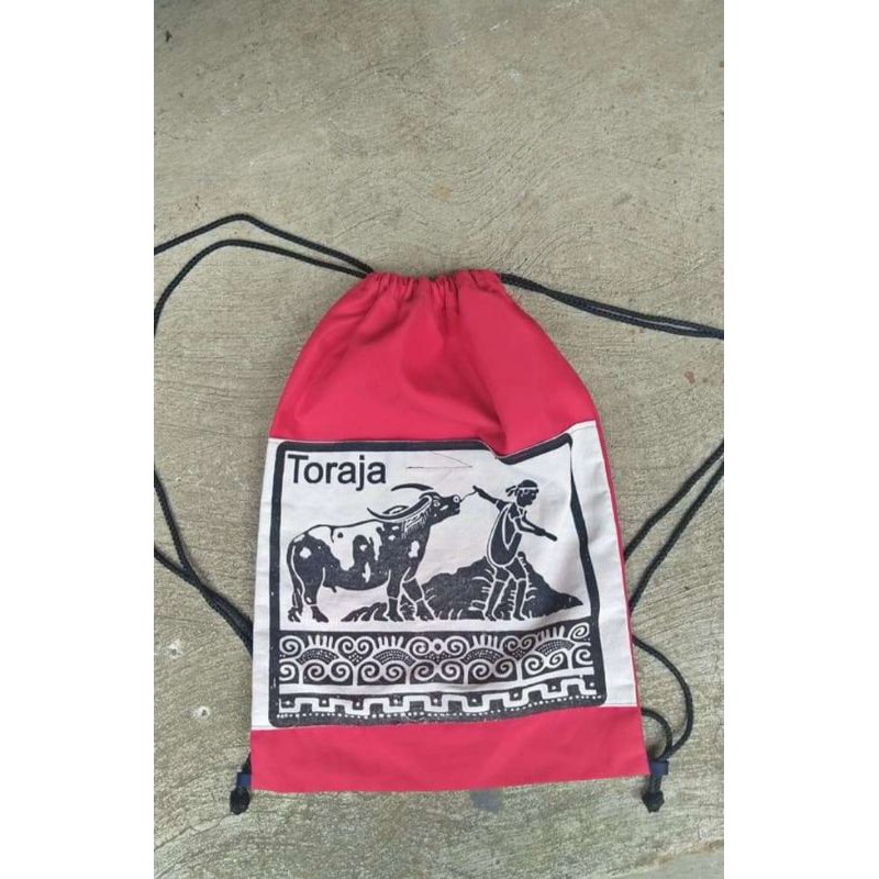 tas ransel motif Toraja terlengkap