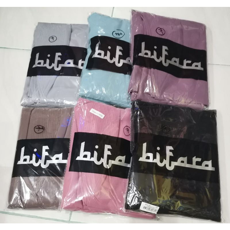 Jilbab Khimar Eliya Laser Bifara Original