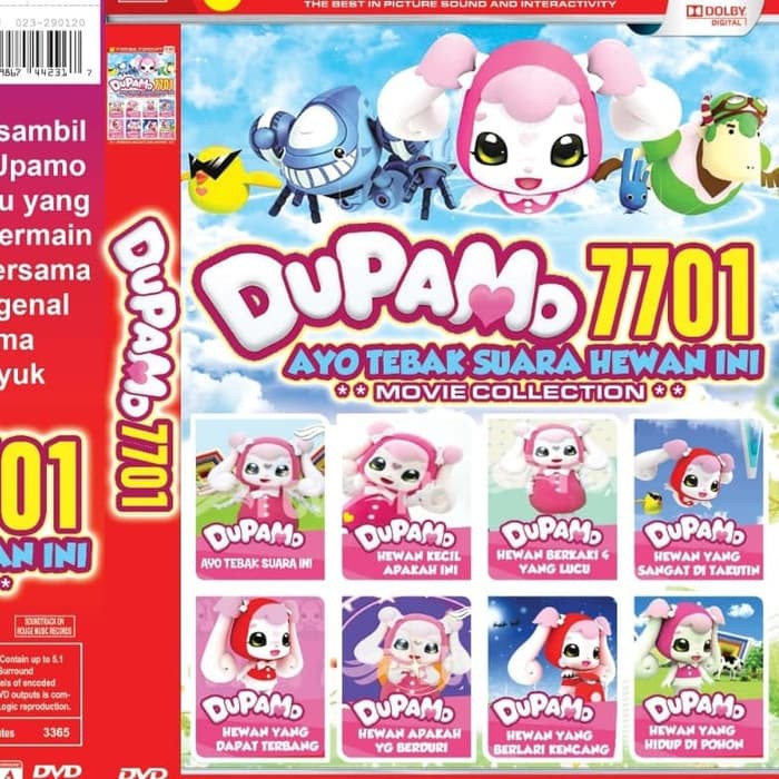 TERMURAH Kaset Dvd Film Animasi Kartun Dupamo Collection - Film Hiburan Anak DVD DTS