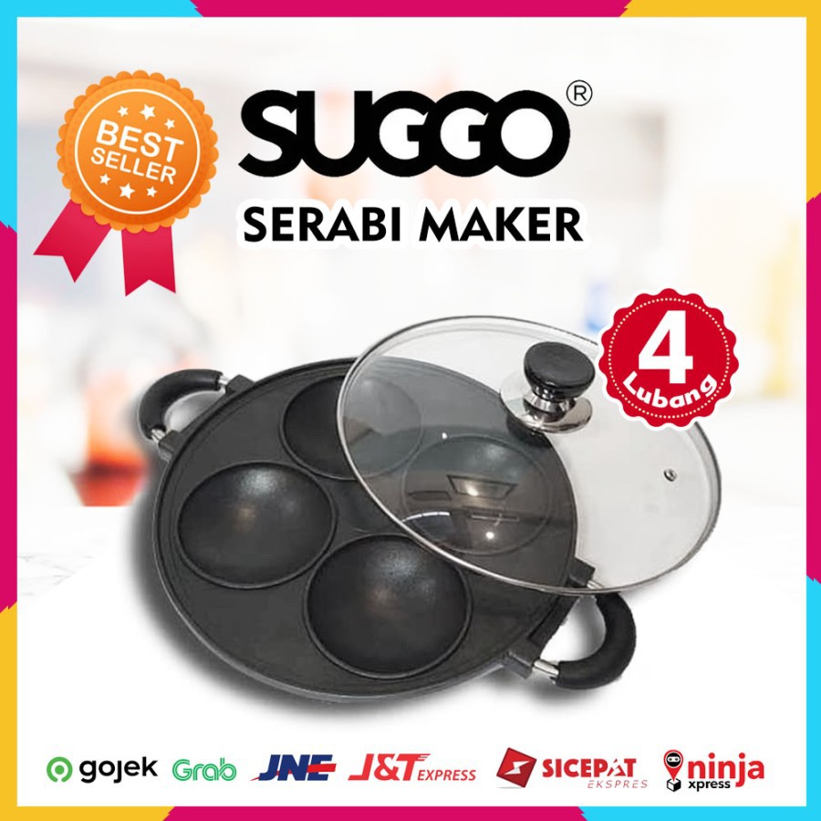 Cetakan Serabi 4 Cekung Suggo - Serabi Maker