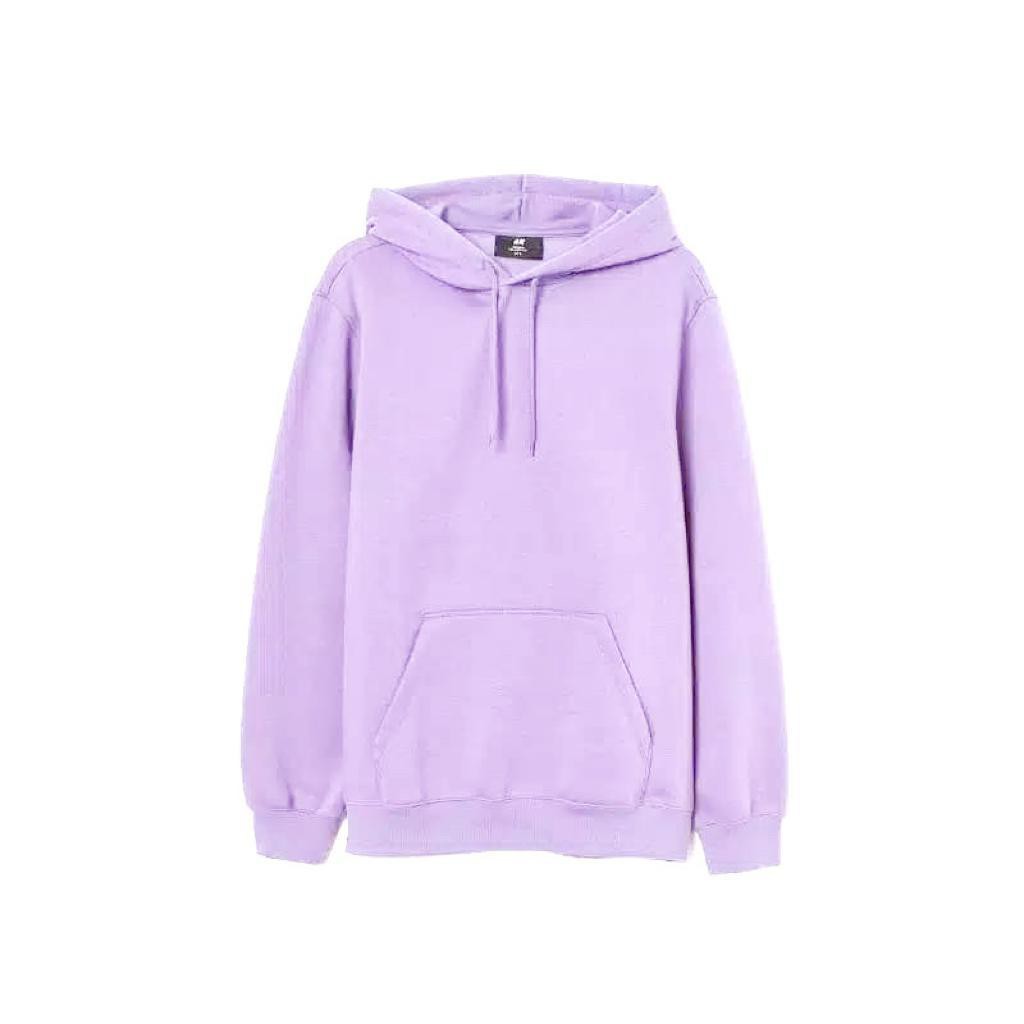 HOODIE H&M / SWEATER HOODIE BASIC HNM / SWEATER HOODIE H&M POLOS PRIA WANITA UNISEX / JAKET H&M-Lylac