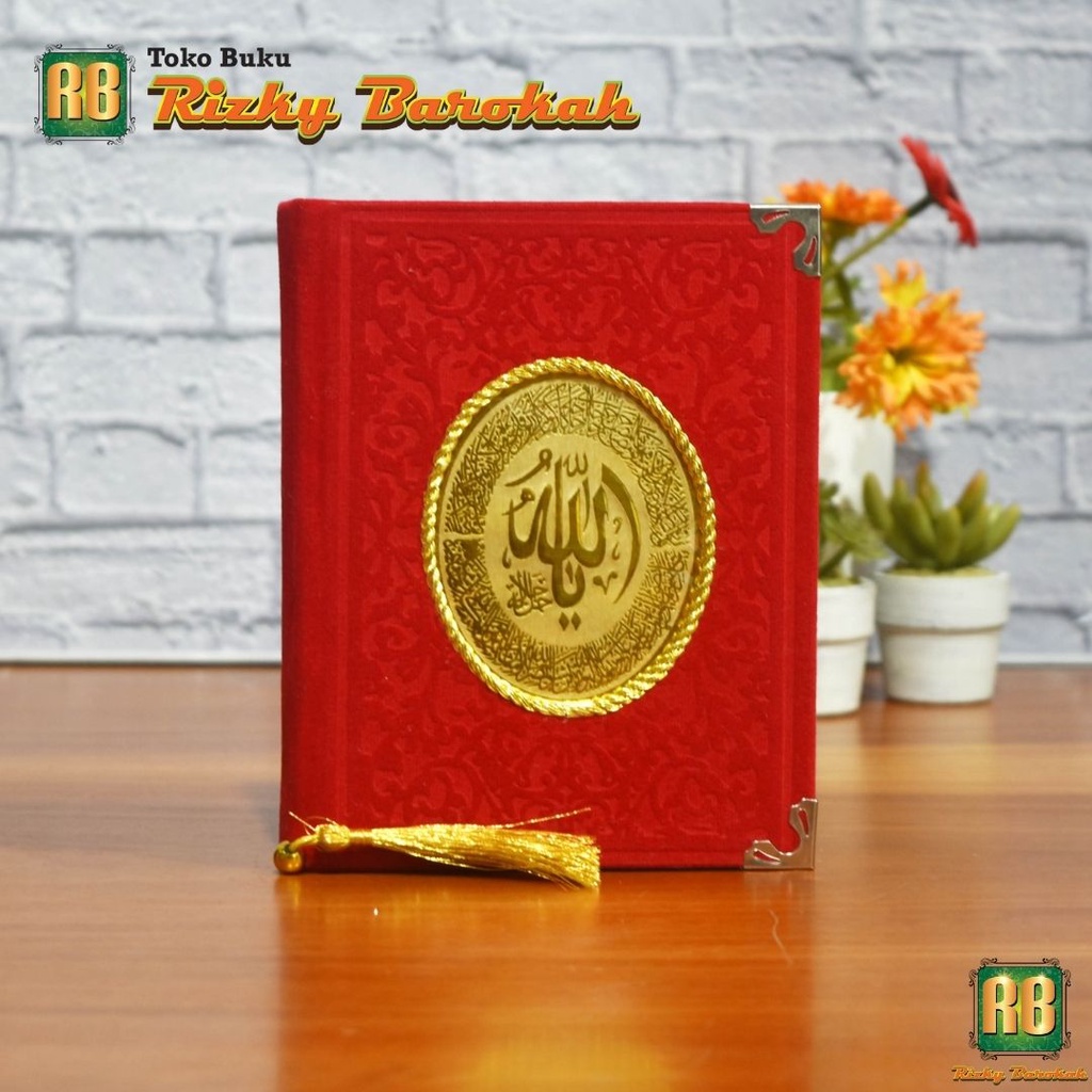 Cetak Buku Yasin & Tahlil isi 208 Baiturrahman Cover Bludru Lengkap