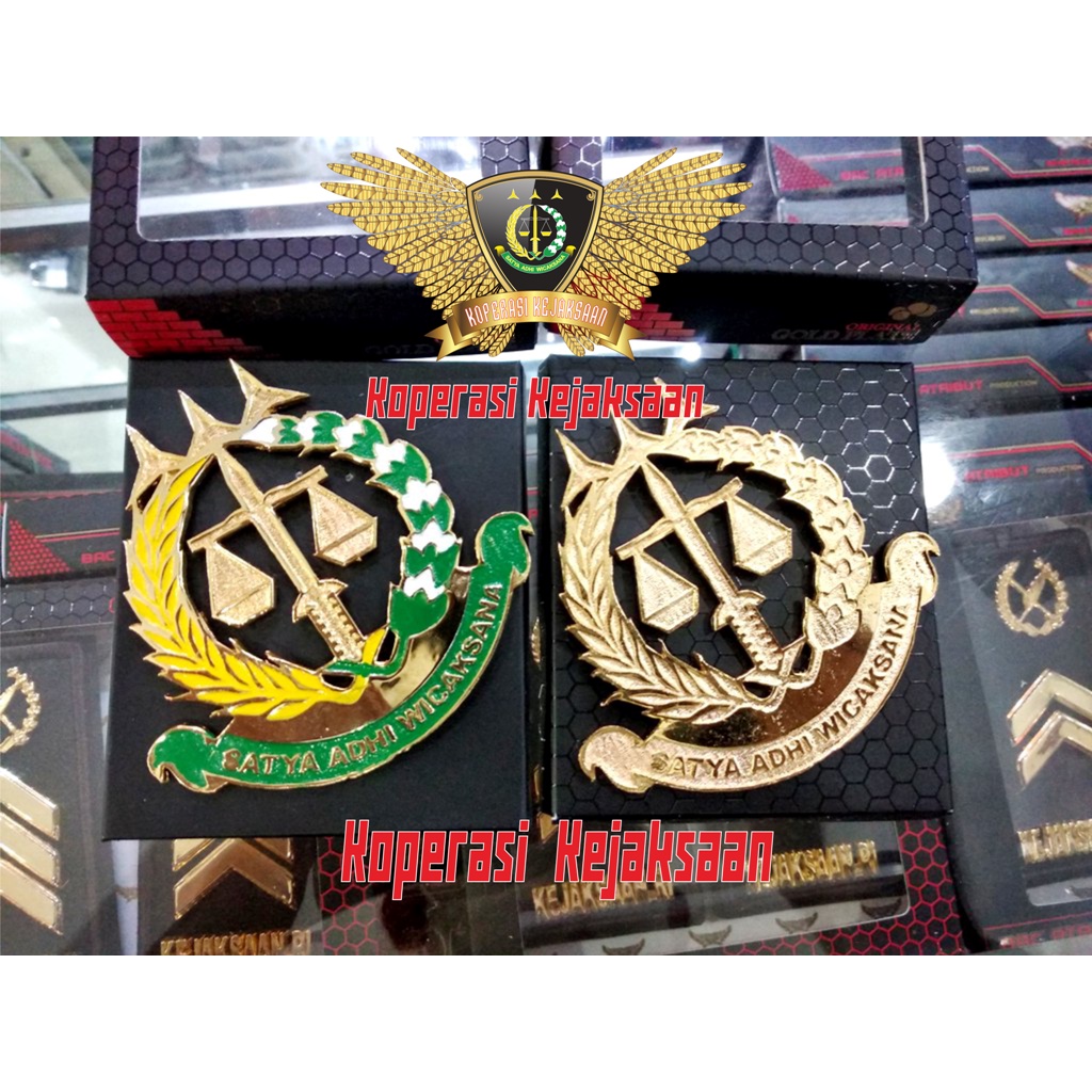 LOGO/EMBLEM KEJAKSAAN UNTUK PLAT NOMOR MOBIL