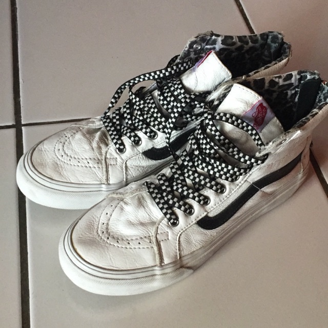 Vans sk8 zip leather