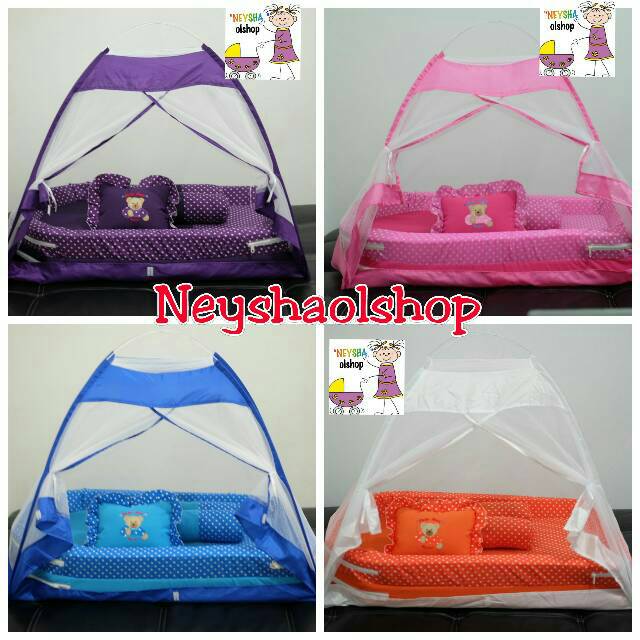 Kasur tenda kelambu/kasur bayi set
