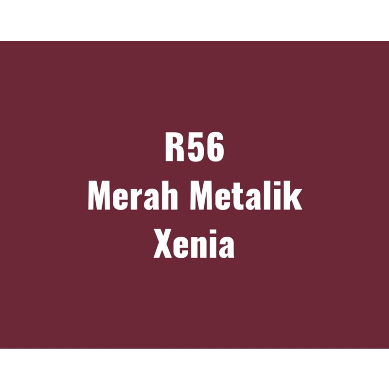 Cat Mobil Xenia Merah metalik R56