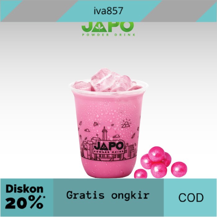 

PROMO Es Permen Karet - Bubuk Minuman Merk JAPO - Sweet Candy GRATIS ONGKIR