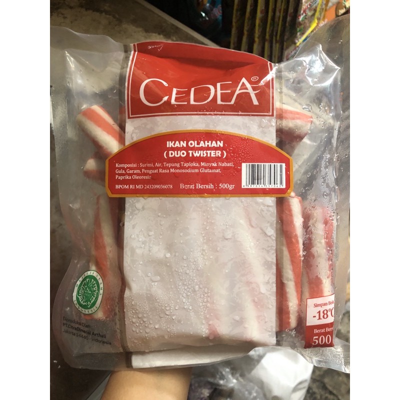 

Ikan Olahan (Duo Twister) Cedea 500gr