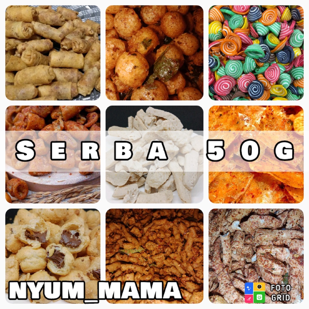 

aneka snack dan cemilan 50g