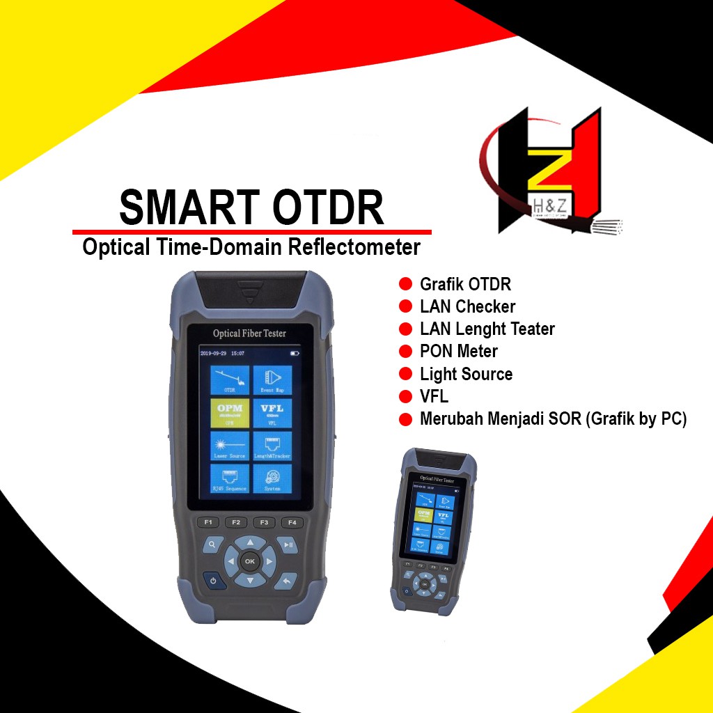 OTDR Mini Smart lengkap / Otdr Mini Smart jfo-212