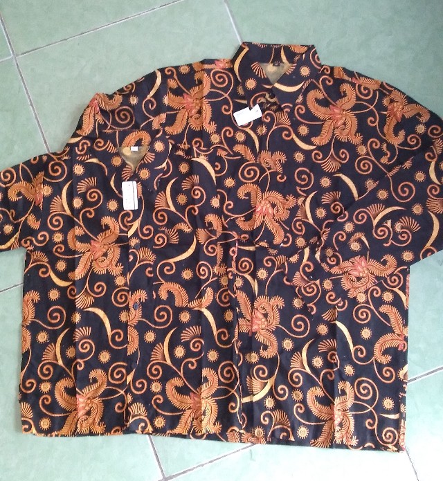 Couple Batik Keluarga Dewasa & Anak Motif Sogan Salju - Nivana Batik