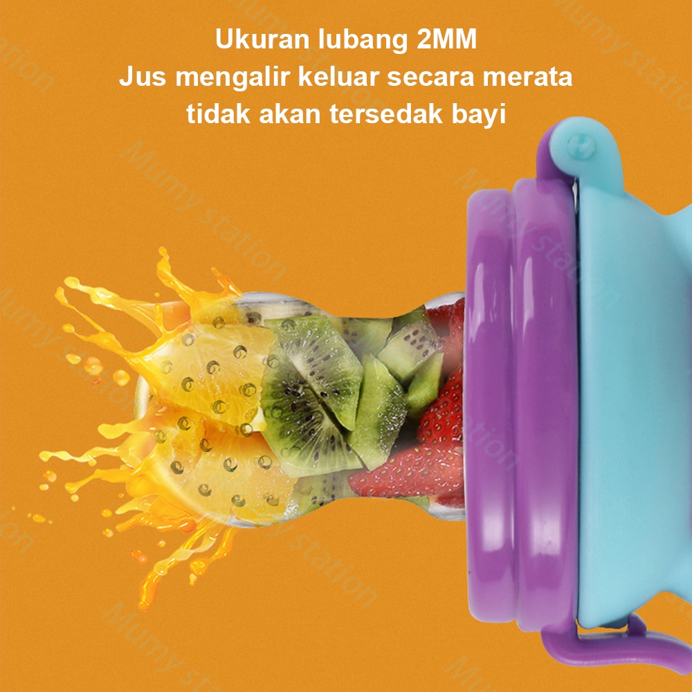 Mumystation Empeng Dot Buah Bayi Baby Fruit Feeder Kompeng Pacifier Gigitan Bayi