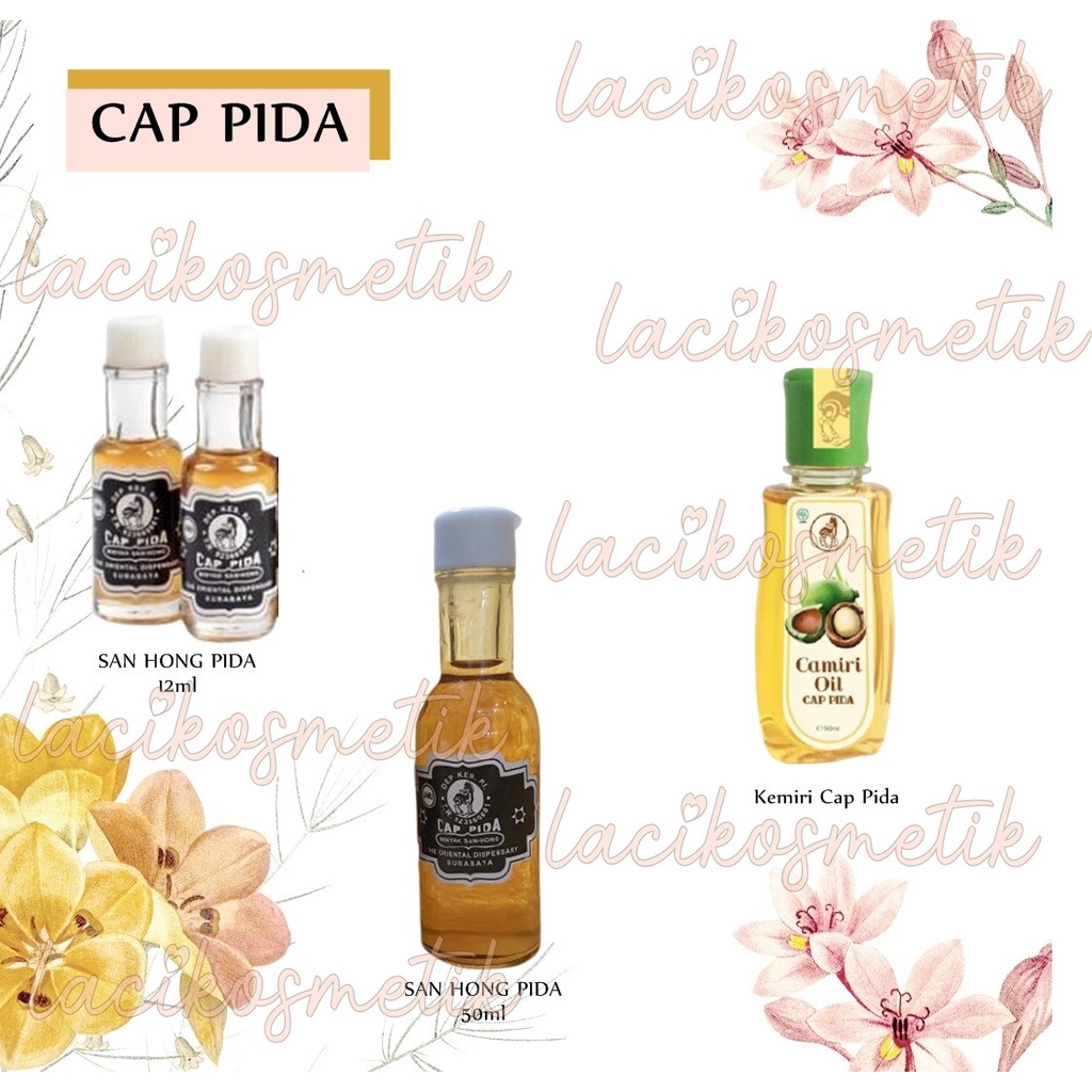 ✨LACIKOSME✨ MINYAK KEMIRI - CAMIRI OIL CAP PIDA SAN HONG CAP PIDA MINYAK GOSOK