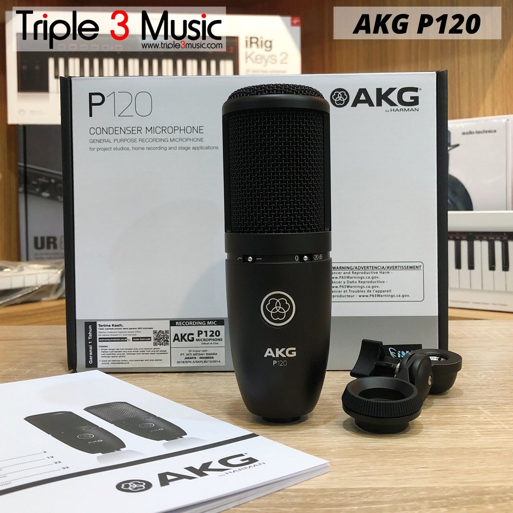 AKG P120  Mic microphone condenser XLR