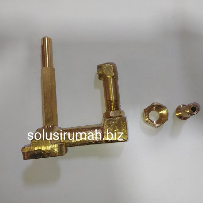 KRAN SETRIKA UAP MODEL U KUNING KOMPOR STRIKA UAP BOILER VALVE