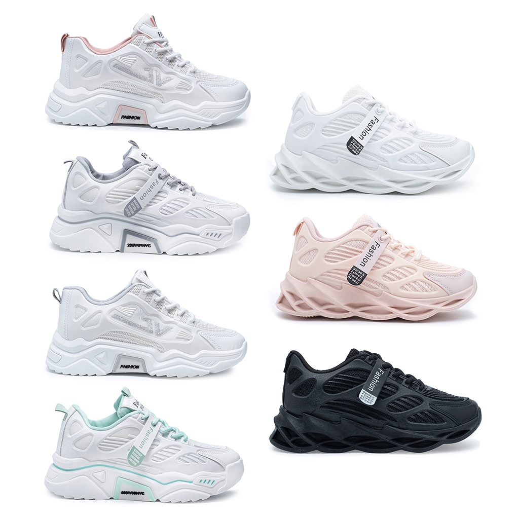 CPE NAVA Sepatu Cewek Sneakers Sport Wanita Import Korea Original