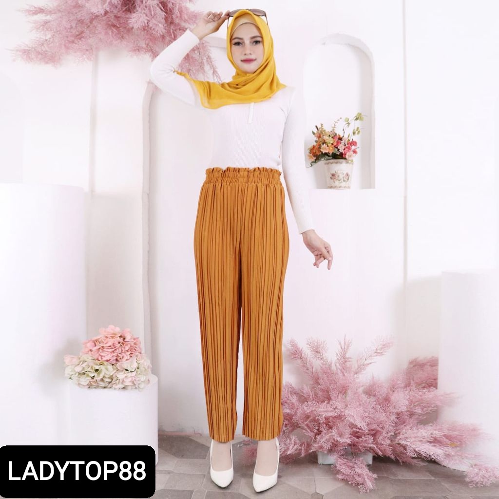 KULOT PLISKET PREMIUM // PLEATED PANTS DEWASA