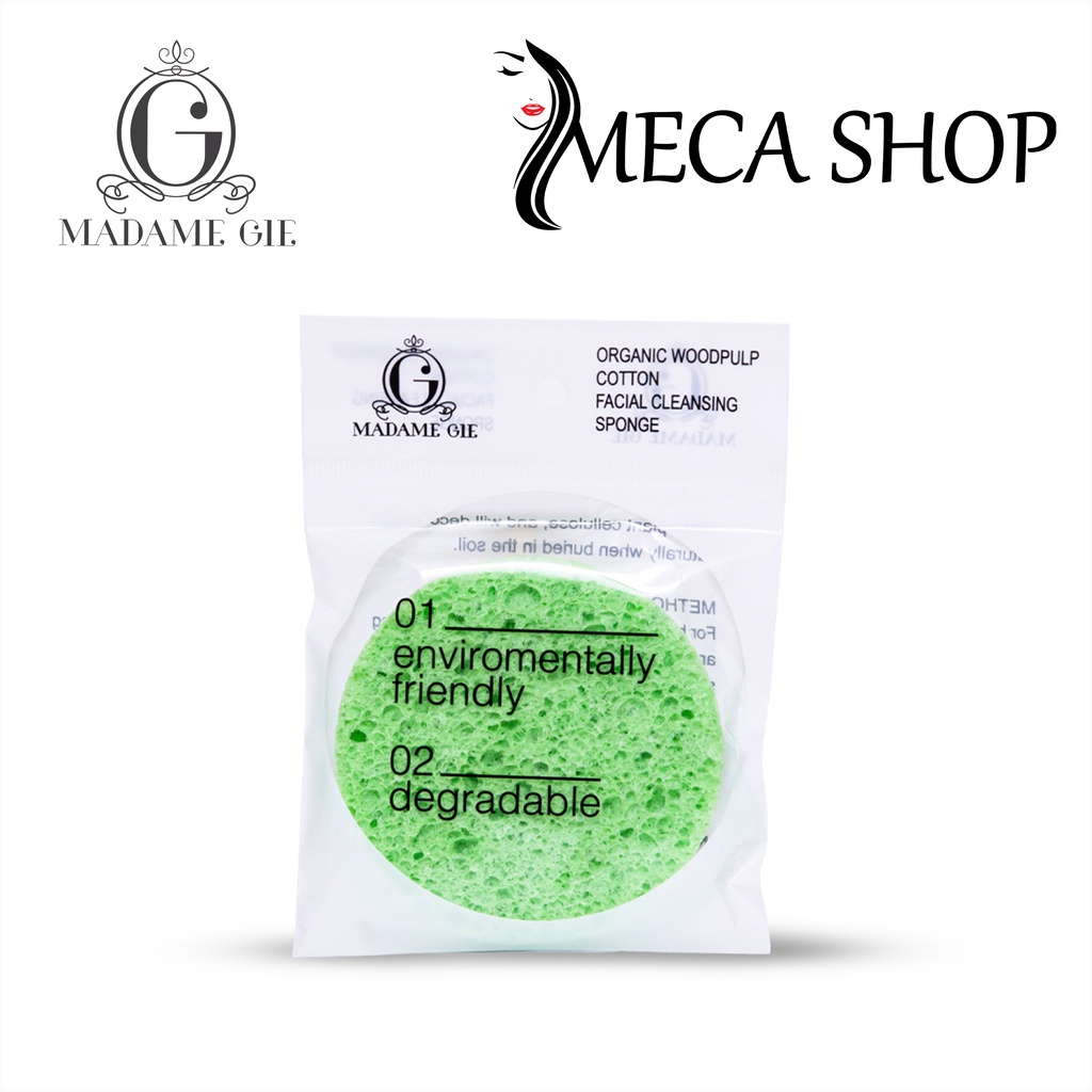 Madame Gie Face Cleansing Puff | Cleansing Sponge - Make Up Removal Pads