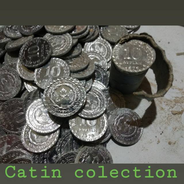 Image of Uang koin koleksi 10 rupiah tabanas tahun 1979 sudah di bersihkan #0