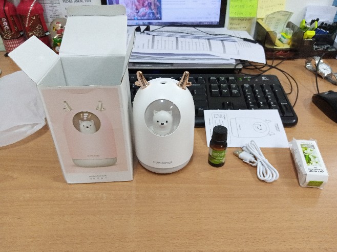 Puluz 100% Ori Humidifier Diffuser Aroma Diffuser 300ml Oil Diffuser Aroma Terapi Pengharum Ruangan