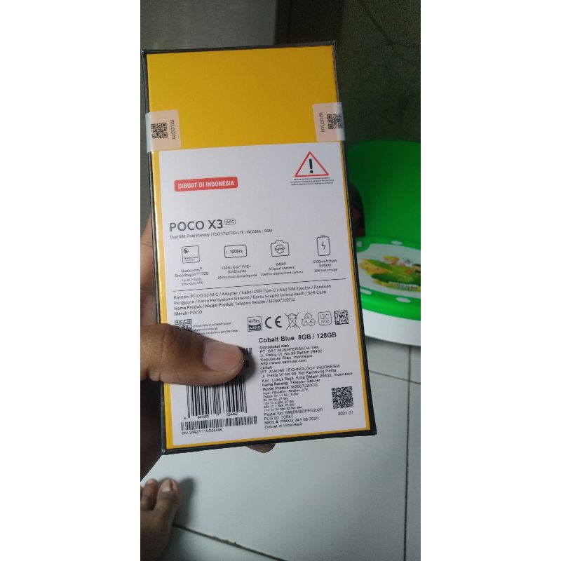 POCO X3NFC RAM 8/128 GARANSI RESMI XIAOMI