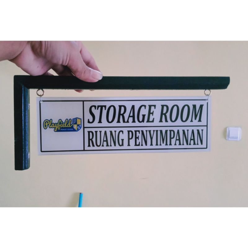 Jual Papan Nama Ruang Informasi Petunjuk Ruangan Akrilik Custom