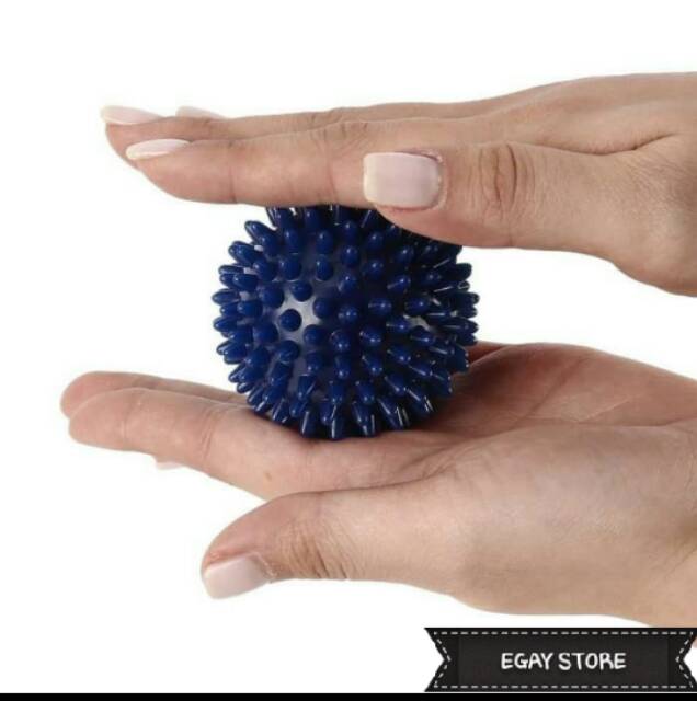 [BOLA TERAPI] BOLA DURI TERAPI KESEHATAN YOGA PIJAT AKUPUNTUR SPIKY MASSAGE BALL PVC 7.5cm - ERLARIS