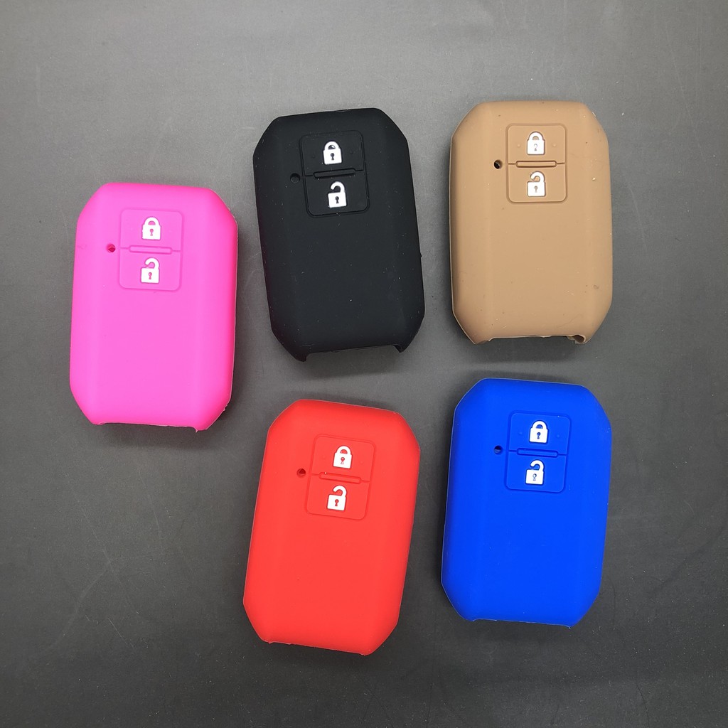 SUZUKI ALL NEW ERTIGA Cover Sarung Kondom Silikon Silicon Keyshirt Remote Kunci Mobil 2017 2018