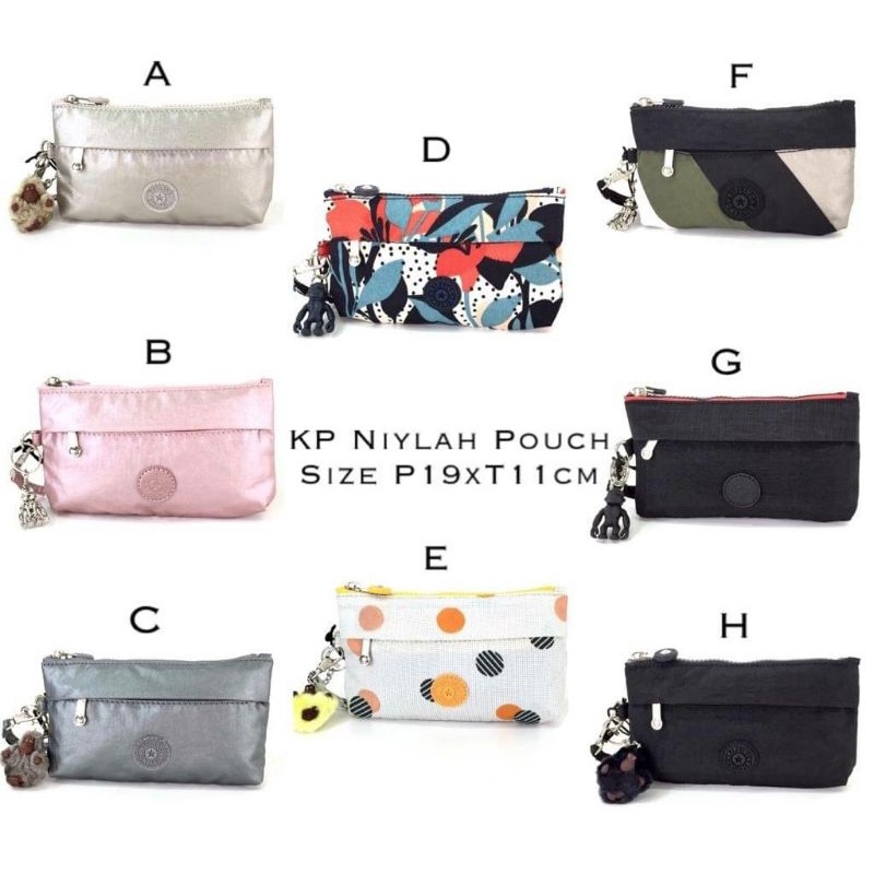 Pouch wanita kipling niylah free gantungan