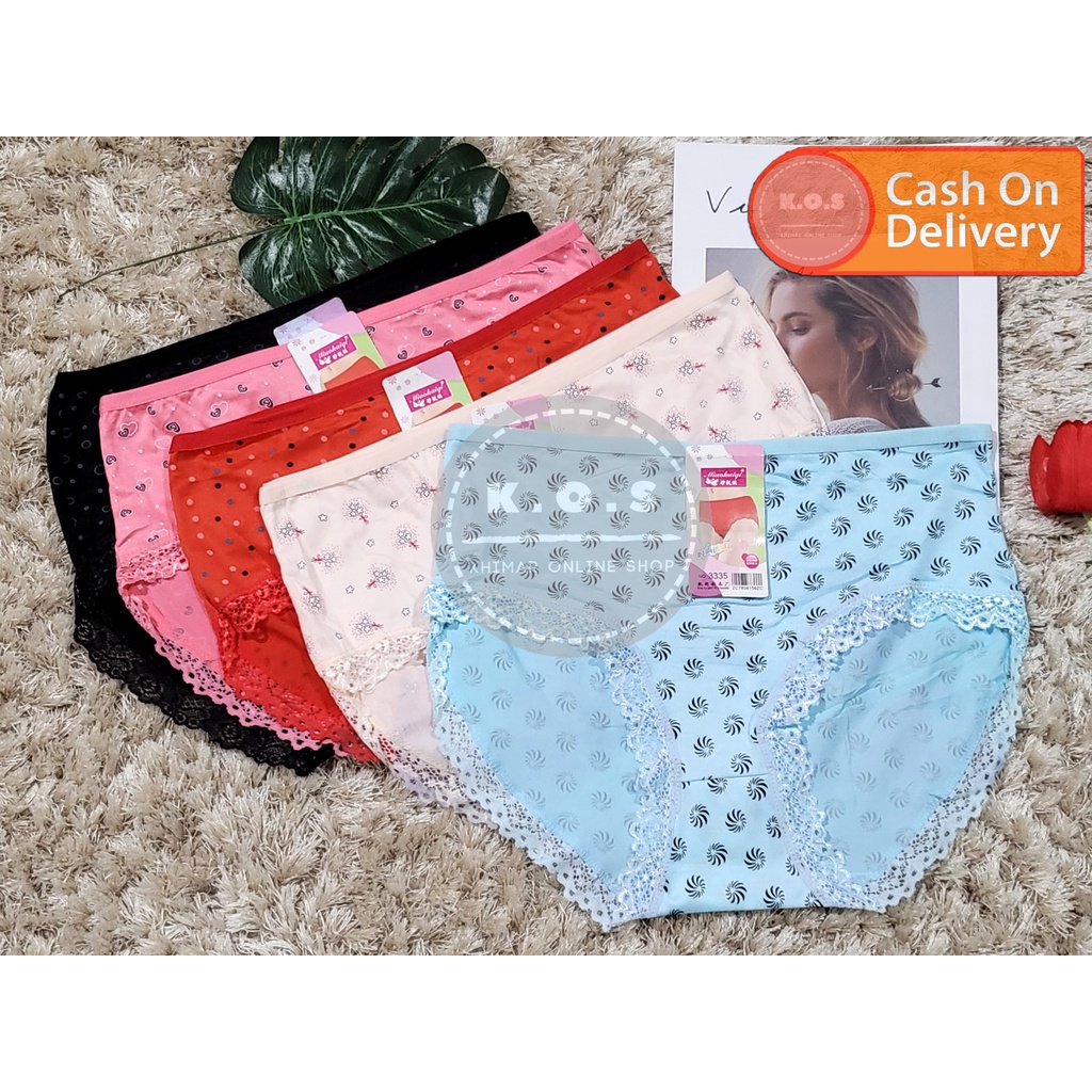 celana dalam wanita undies cd full motif renda