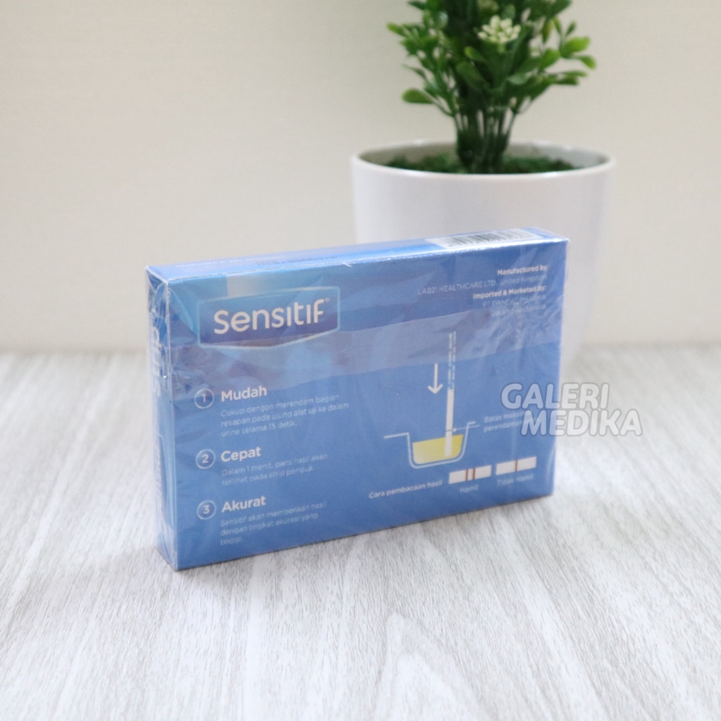 Sensitif Pack UC - Strip Uji Kehamilan Dengan Wadah Container