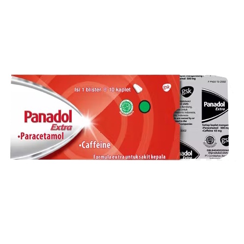 PANADOL EXTRA ISI 10 TABLET - SAKIT KEPALA