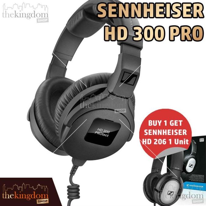 Sennheiser Hd 300 Pro Closed-Back Hd300 Professional Monitor Headphone