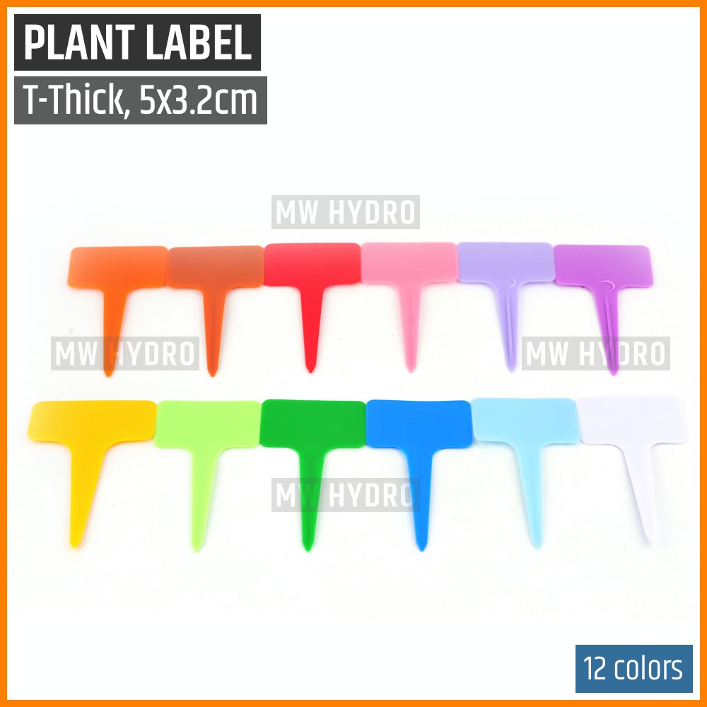 10 pcs Label Tanaman / Plant Label / Tag, Model T Tebal, 5x10cm