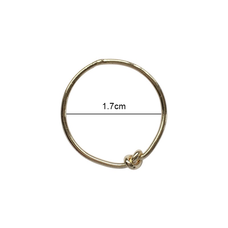 Fashion Women Rings Simple  Style  Knot Trendy Ring