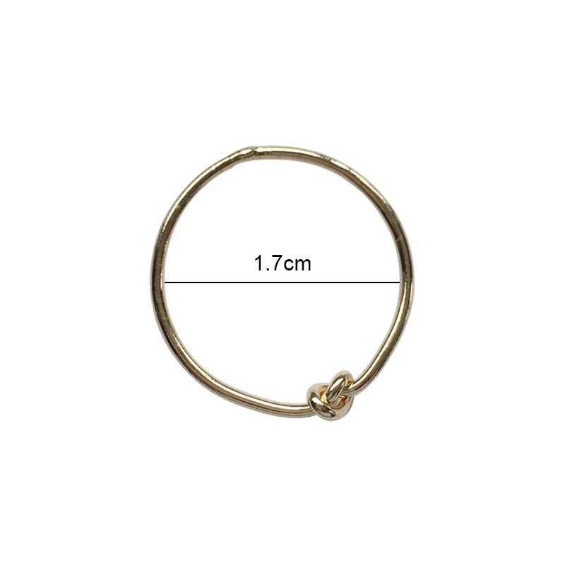 Fashion Women Rings Simple  Style  Knot Trendy Ring