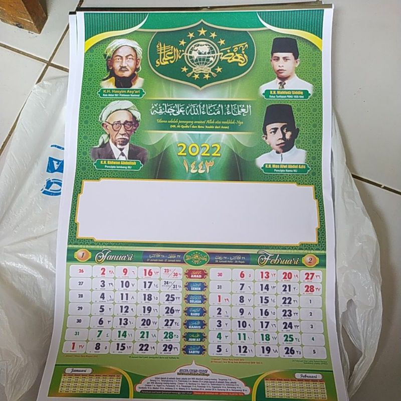 

kalender NU Tahun 2022