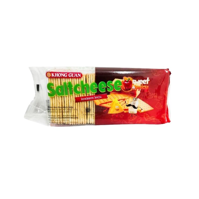 KHONG GUAN Saltcheese Biskuit Sweet and Spicy 200 g