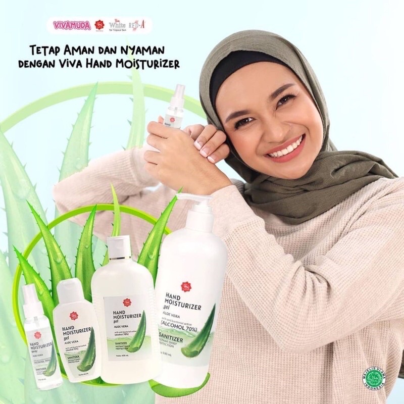 Viva Hand Sanitizer - Moisturizer Spray Aloe Vera 100 ml