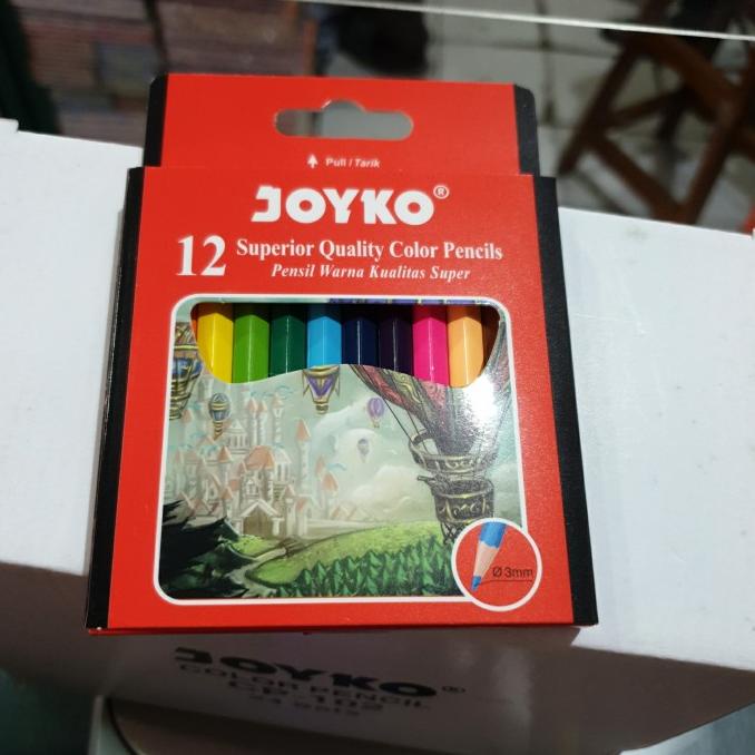

(BISA COD) Pensil Warna 12 w Pendek Cp-102 Joyko BERKUALITAS Kode 370