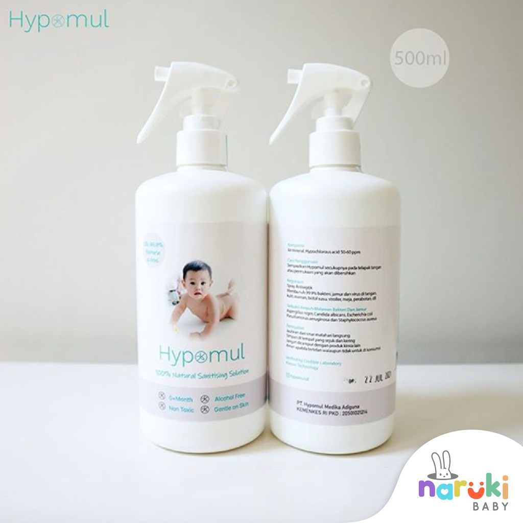 Hypomul Natural Sanitising Solution Water 500ml