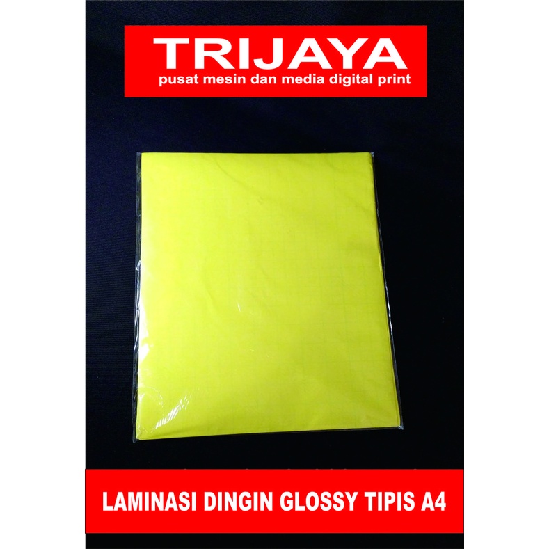 

Bahan Laminasi Dingin Glossy Standart A4