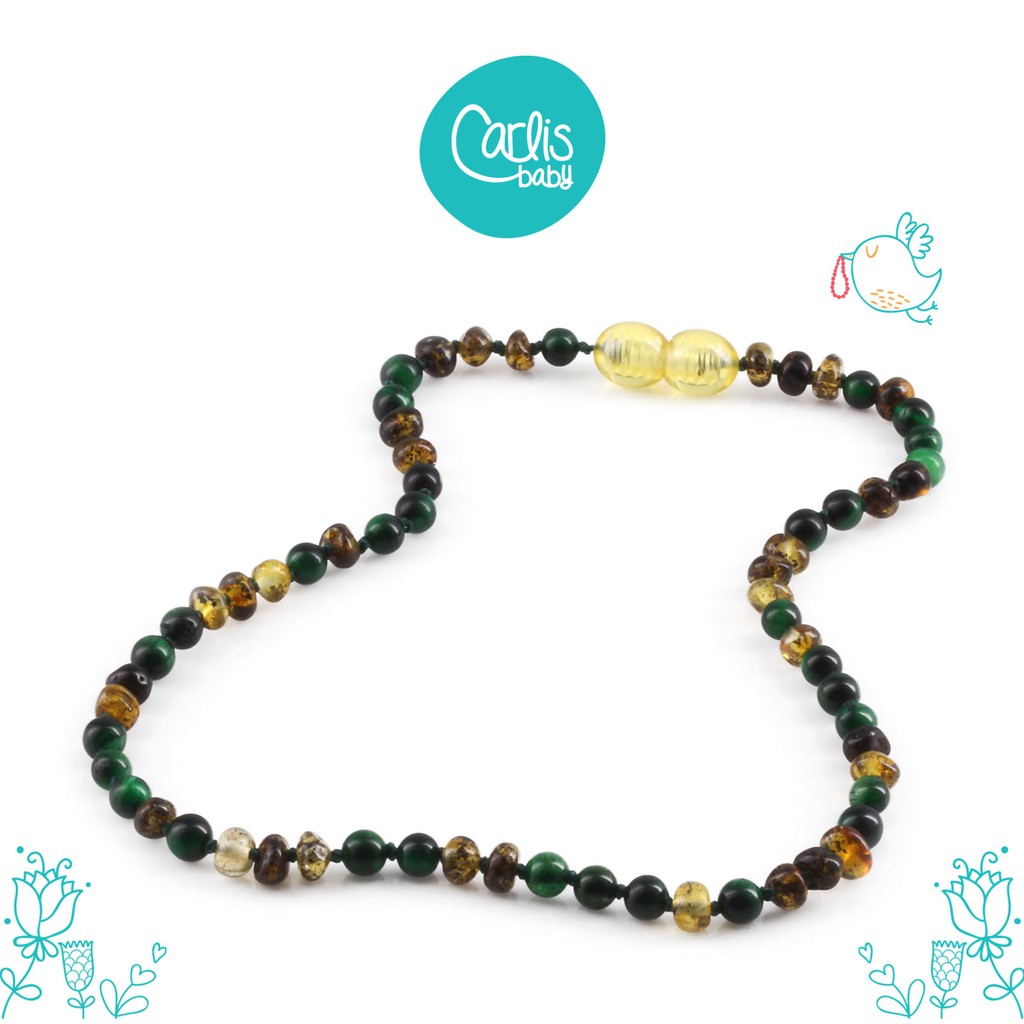 AGL29 Kalung Amber Tumbuh Gigi Bayi By Carlis Baby