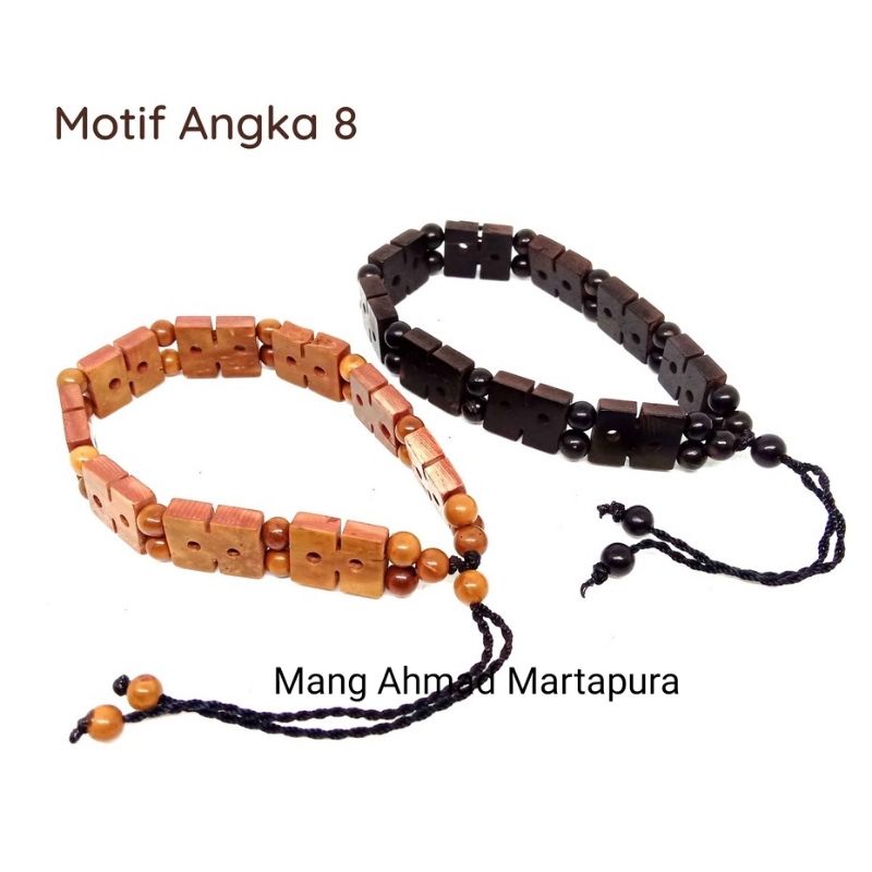Gelang kokka kaukah motif Angka 8 Asli khas Kalimantan