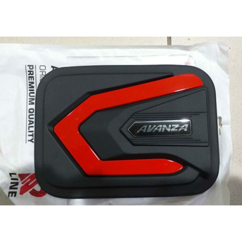 TANK COVER AVANZA 2012-2014 MODEL RED LINE HITAM MERAH ORIGINAL