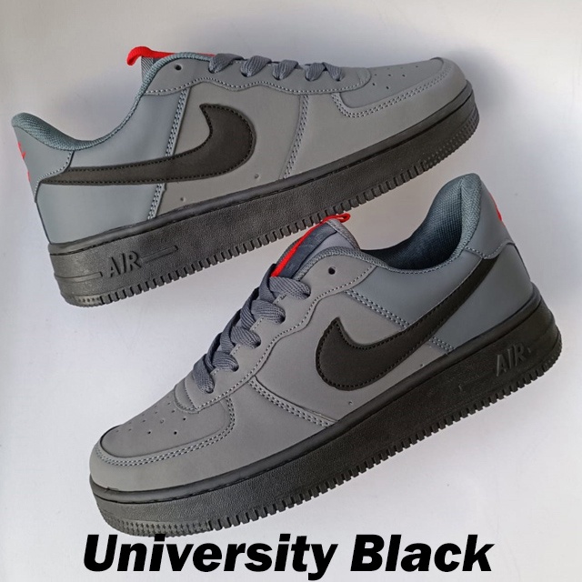 Sepatu Pria Wanita Sneakers Pria Wanita Unisex Casual Premium Import NK Air Force 1 Anthracite